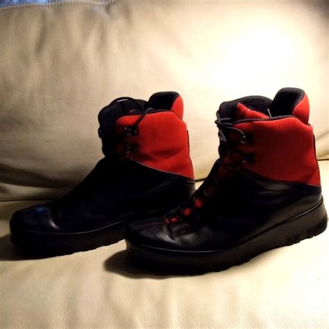 VINTAGE PRADA SPORT Skiskolaer Cord Combat Boots